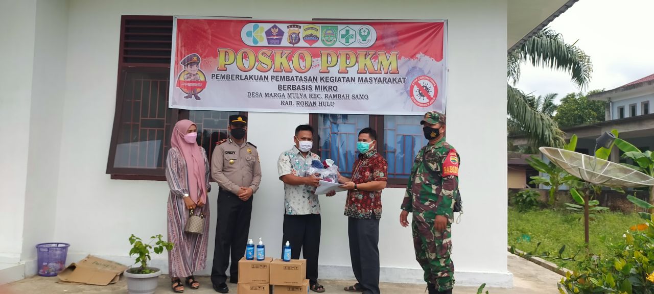 Aparat TNI/POLRI Siaga di Pos PPKM