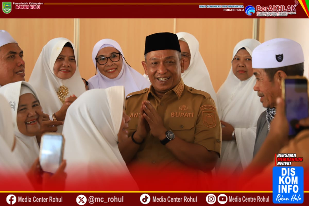 Anton di Silaturahmi Akbar Jamaah Haji Rohul 2025: Jadikan Wadah Pererat Ukhuwah Islamiah