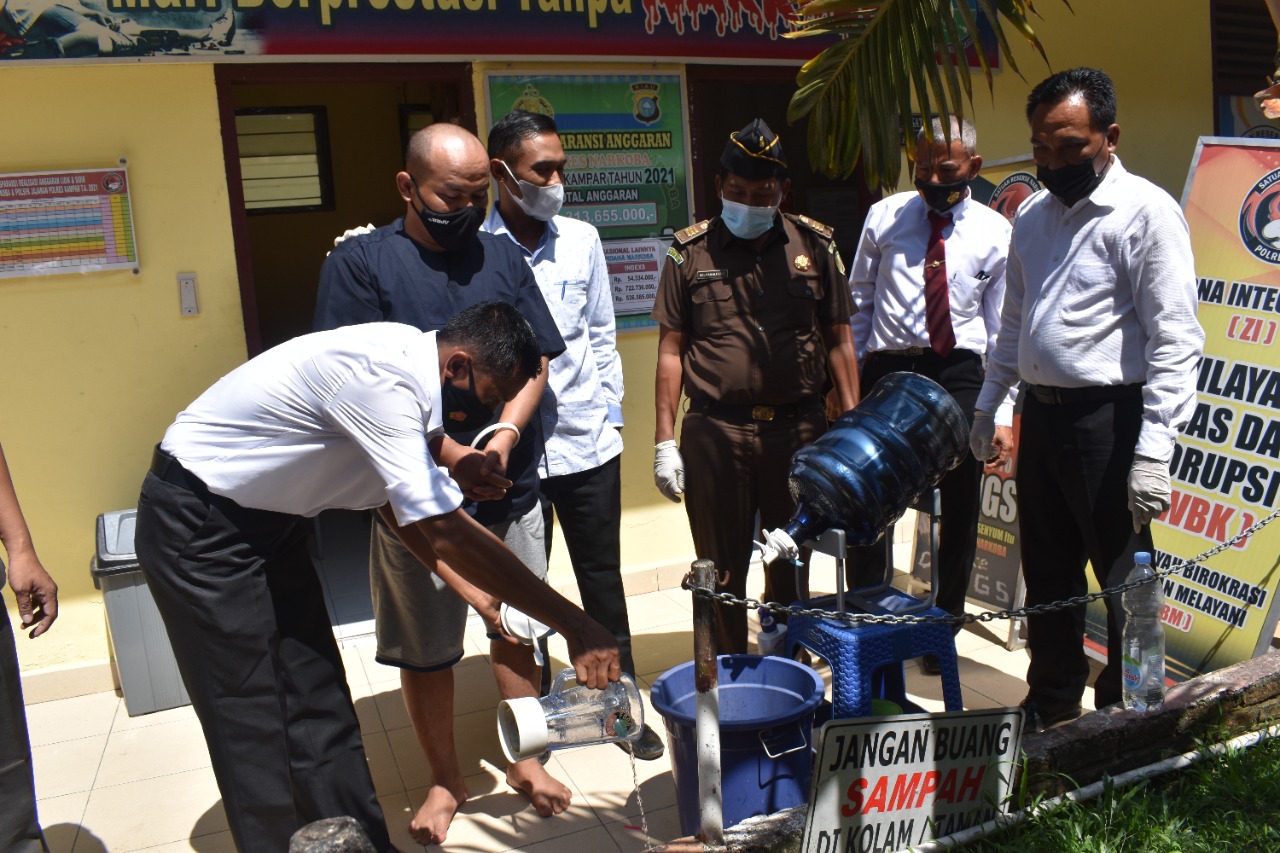 Hasil Tangkapan 188,56 Gram Shabu, Resnarkoba Polres Kampar Musnahkan