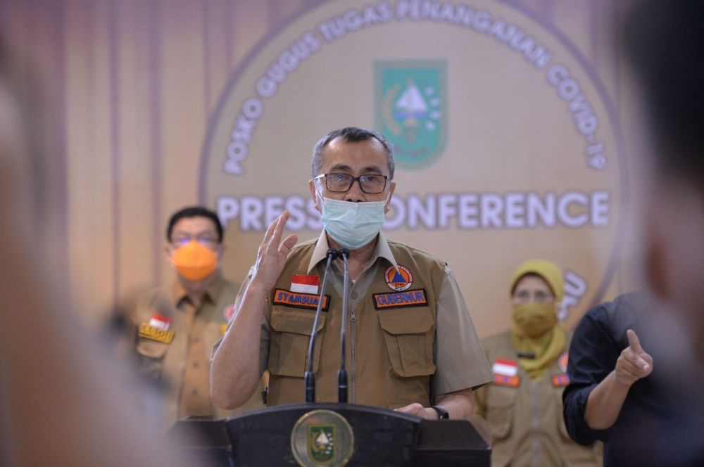 Gubri Sampaikan Tambahan 2 Pasien Positif Covid 19 di Riau