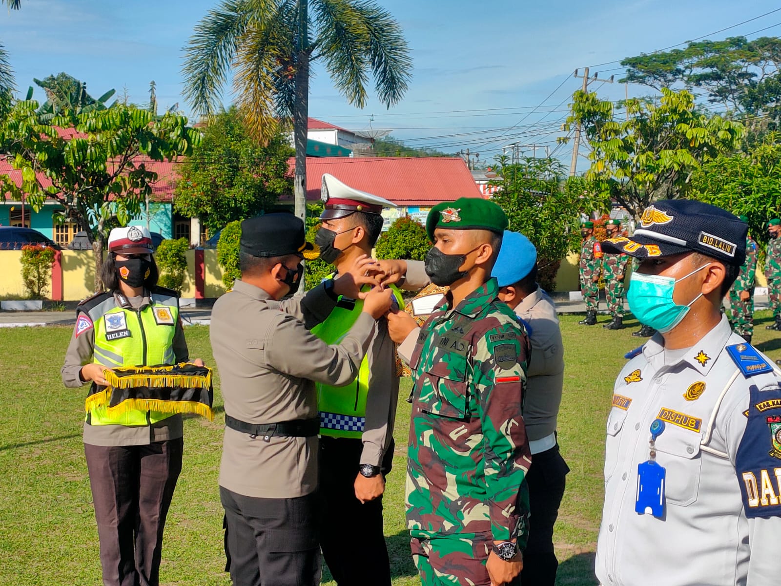 Operasi Patuh Lancang Kuning 2021, Polres Kampar Laksanakan Apel Gelar Pasukan