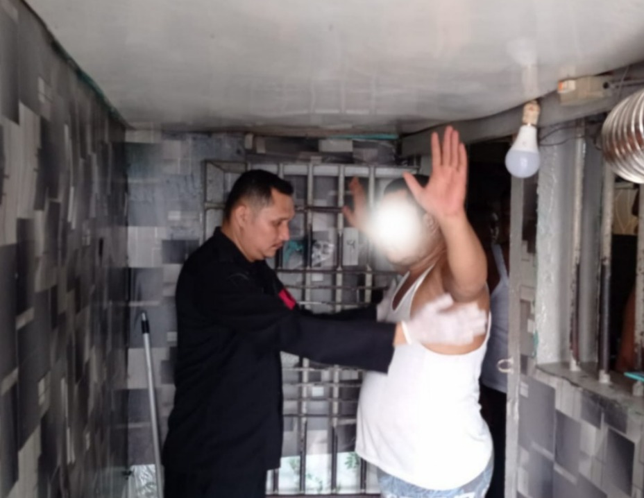 Geledah Kamar Hunian Lapas Pasir Pengaraian Langsung Musnahkan Hasil Temuan