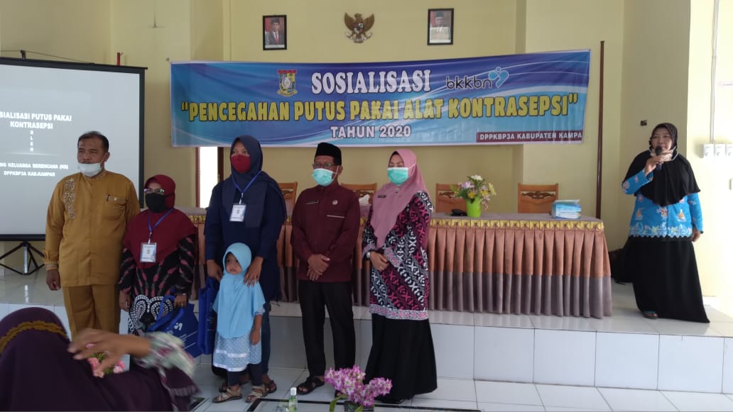 Putus Pakai Kontrasepsi Dimasa Pandemi Covid-19, DPPKBP3A Kampar Gelar Sosialisasi