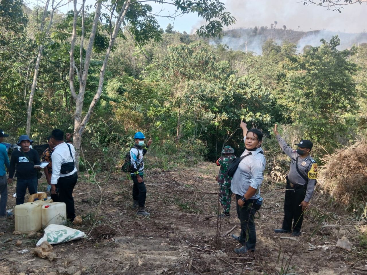 TNI POLRI Bersama MPA Laksanakan Patroli Karhutla 