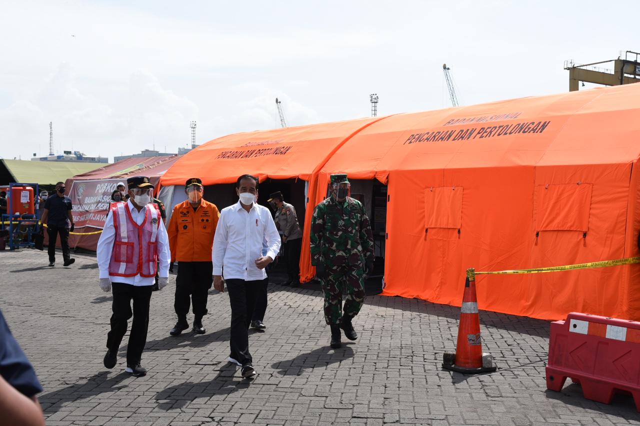 Presiden RI Jokowi Apresiasi Tim SAR Gabungan, Terkait Jatuhnya Pesawat Sriwijaya SJ-182