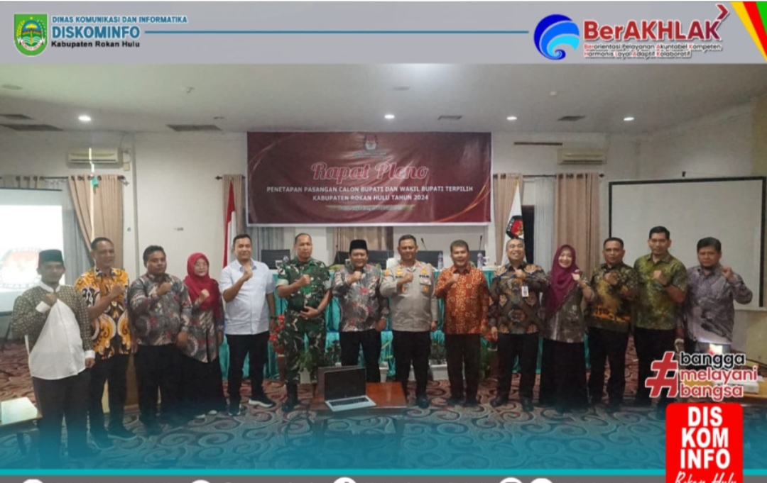 KPU Rohul Tetapkan Anton - Poti Sebagai Bupati Dan Wakil Bupati Terpilih