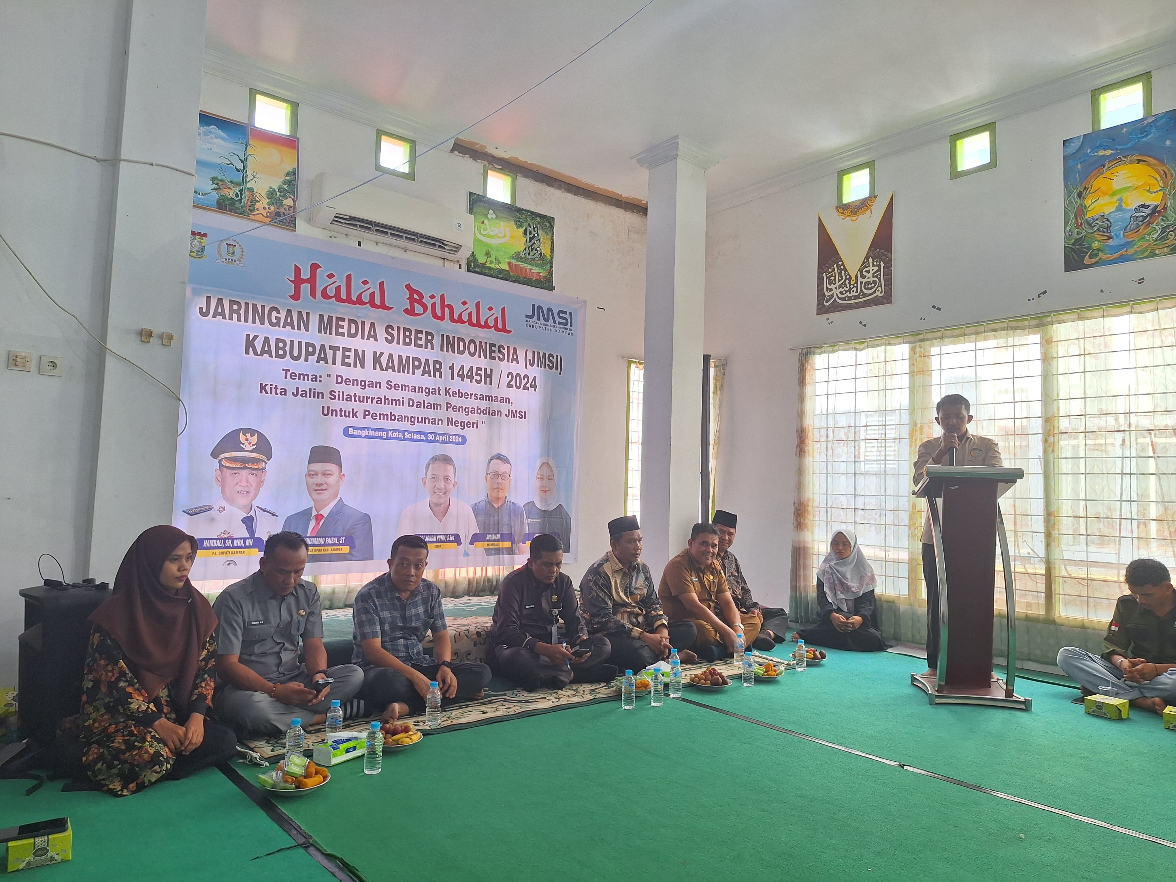 JMSI Kampar Adakan Acara Halal Bihalal, Berikut Pemaparan Ketua Adi Jondri