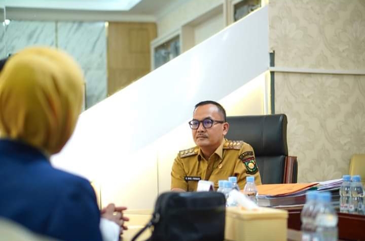 Terkait Dana Para Pensiunan, Pj Bupati Kampar Firdaus Terima Silaturahmi Mandiri Taspen