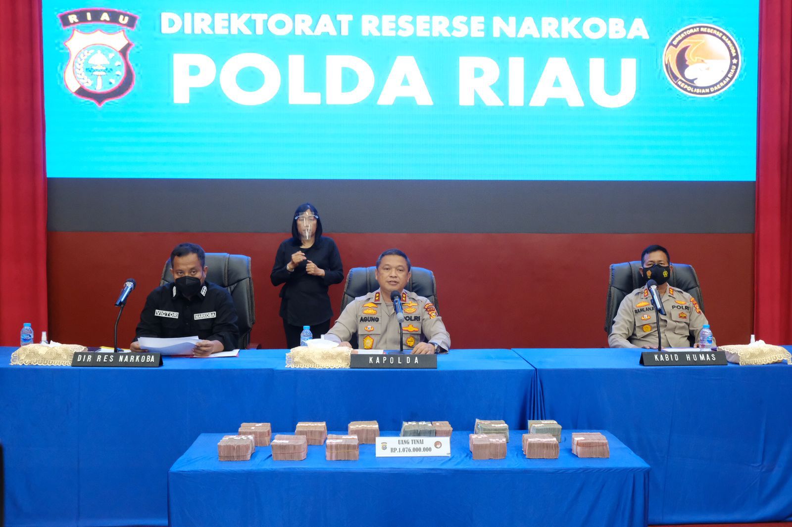 Kaki Tangan Bandar Narkoba Internasional Berhasil Diamankan Polda Riau