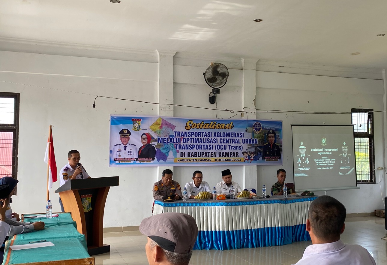 Sosialisasi Transportasi Aglomerasi Trans Digelar Pemkab Kampar, Dukung Kemudahan Mobilitas