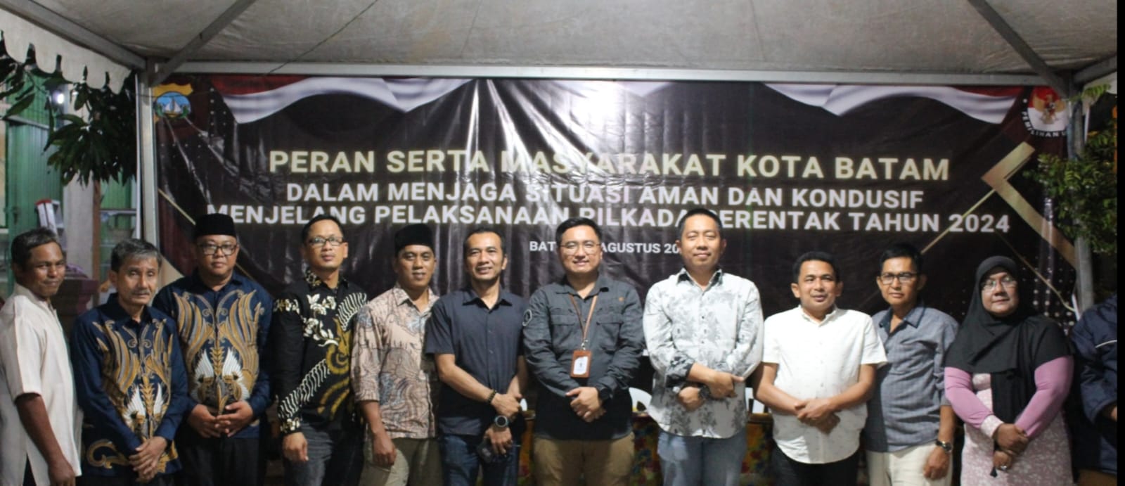 Jelang Pelaksanaan Pilkada Serentak di Batam, Masyarakat dan Polri Gelar Silaturahmi