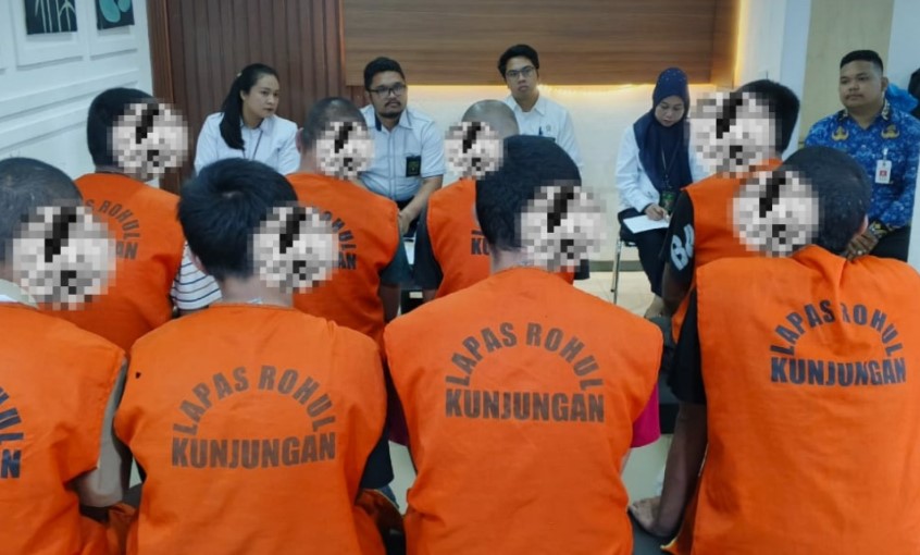 Hakim WASMAT Lakukan Pengawasan dan Pengamatan di Lapas Pasir Pangaraian