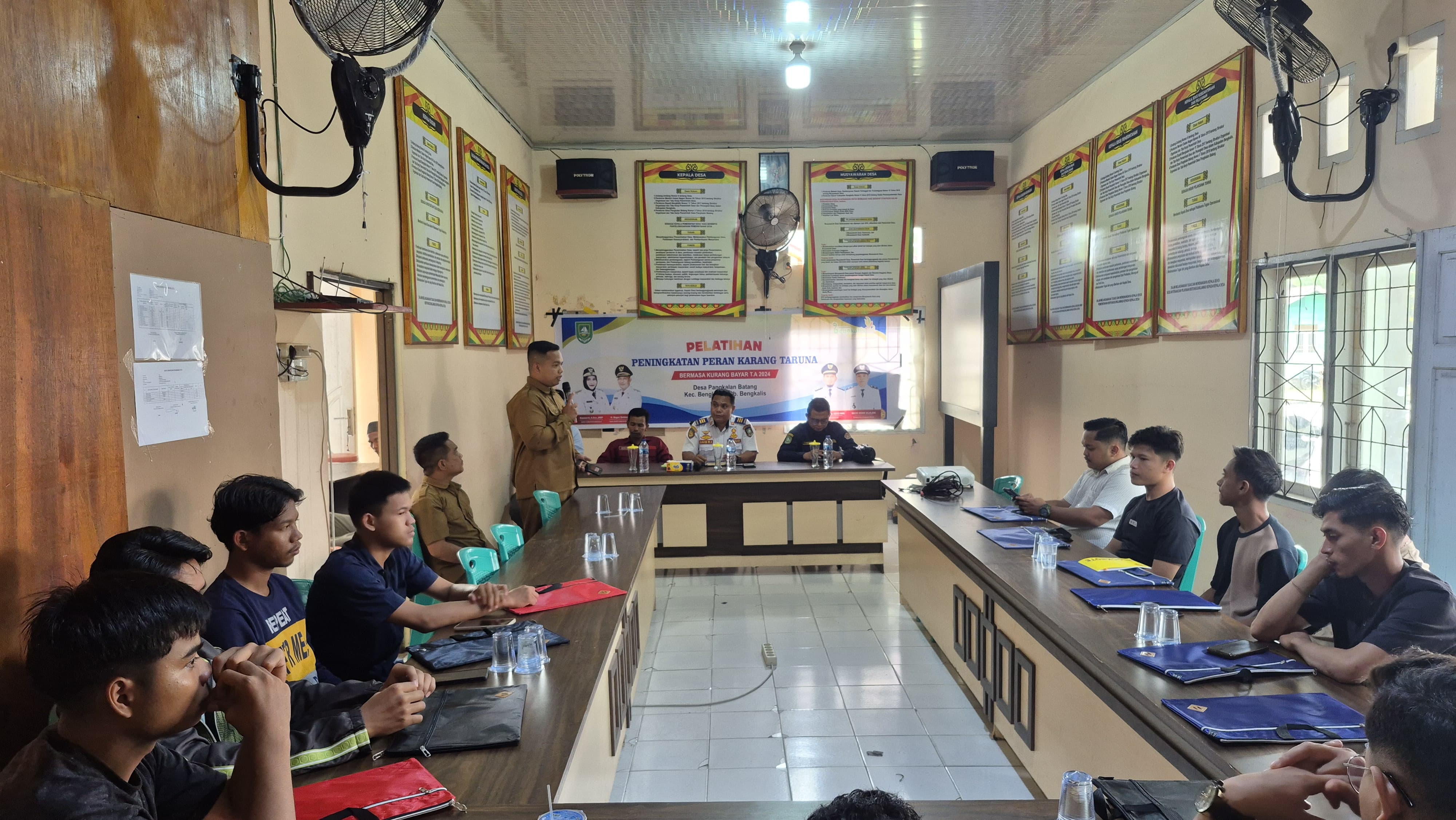 Pemdes Pangkalan Batang Taja Pelatihan Peran Karang Taruna