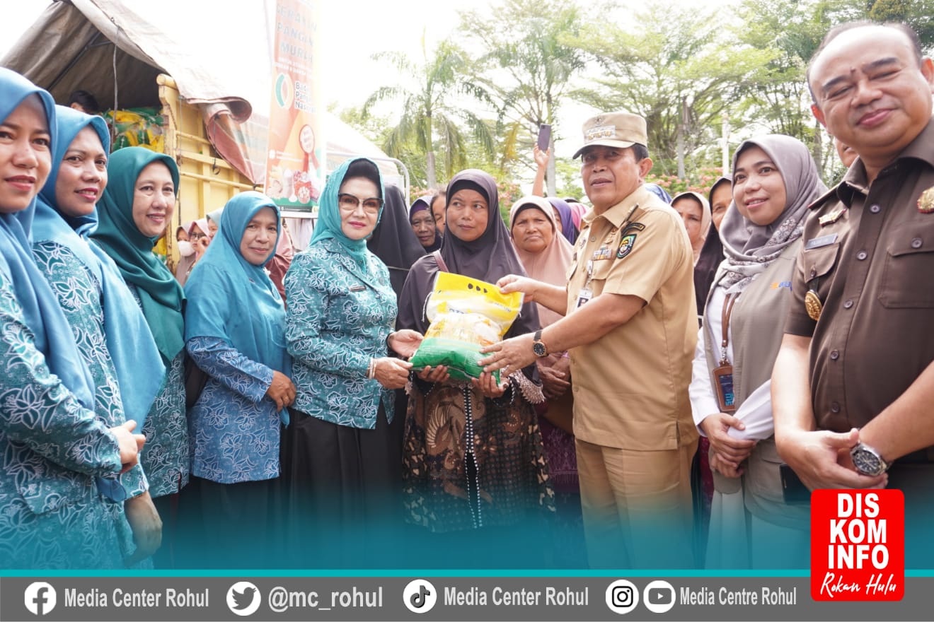Bupati Rohul Buka Gerakan Pangan Murah Serentak Nasional Jelang Idul Adha