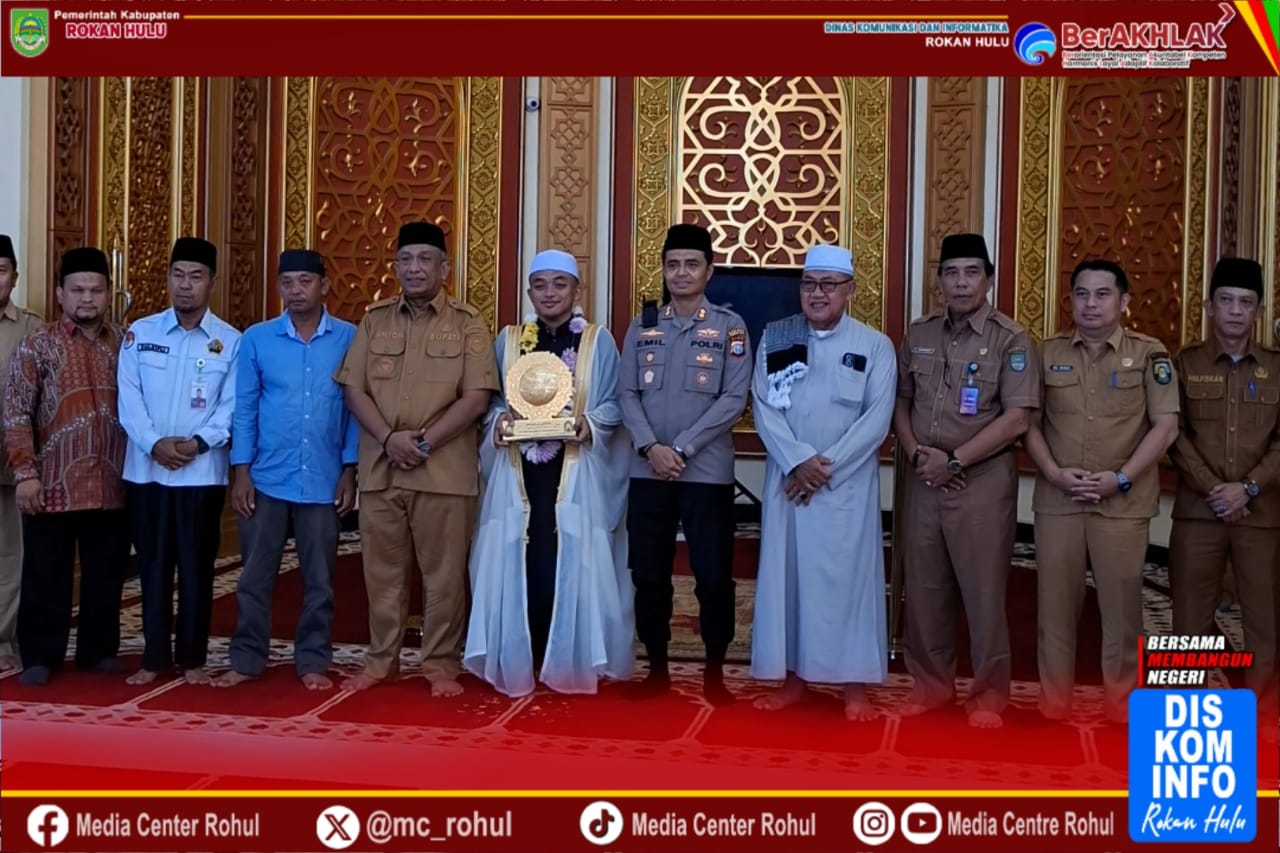 Anak Rohul Ukir Prestasi Dunia di Arab Saudi, Bupati Anton Beri Sambutan Meriah