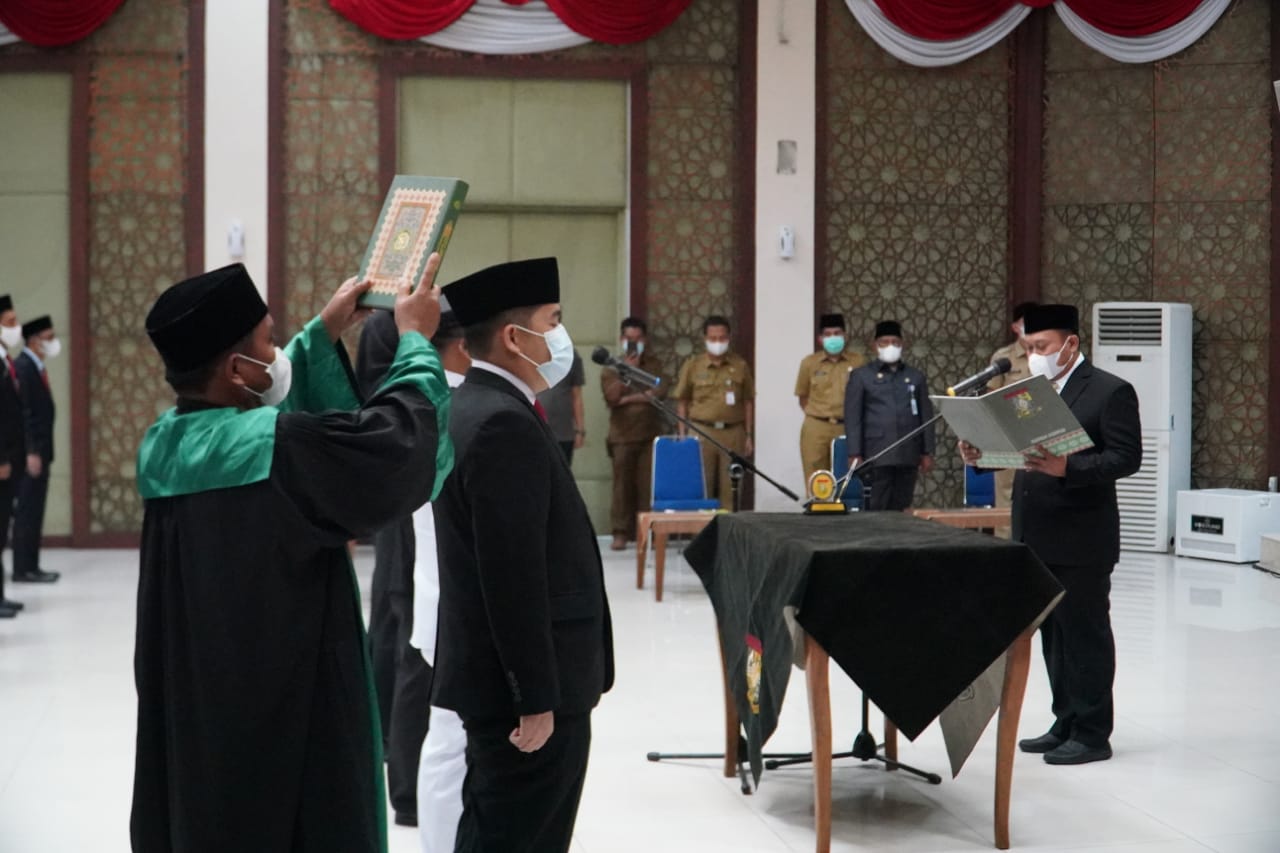 Kembali Mutasi, 5 Pejabat Eselon II, 44 Eselon III dan 37 Eselon IV di Lingkungan Pemda Kampar