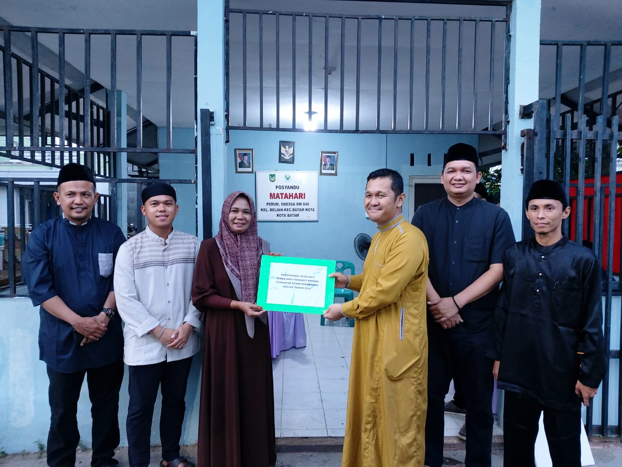 Warga Perumahan Odesa Batam Kota Gelar Buka Puasa Bersama, Bantuan Tenda dan Sound System Diserahkan