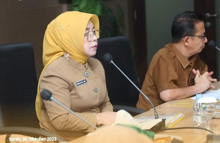 Evaluasi Progres Capaian MCP dan Stranas PK KPK-RI, Pj Sekda Kampar Pimpin Rapat