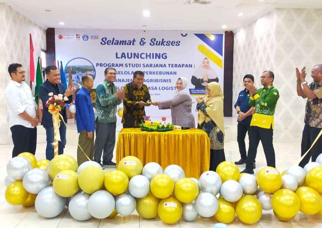 Direktur Politeknik Kampar Launching Program Studi Prodi Pengelolaan Perkebunan