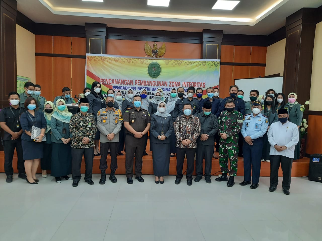 Menuju WBK/WBBM, Pengadilan Negeri Kelas I B Bangkinang Gelar Pencanangan