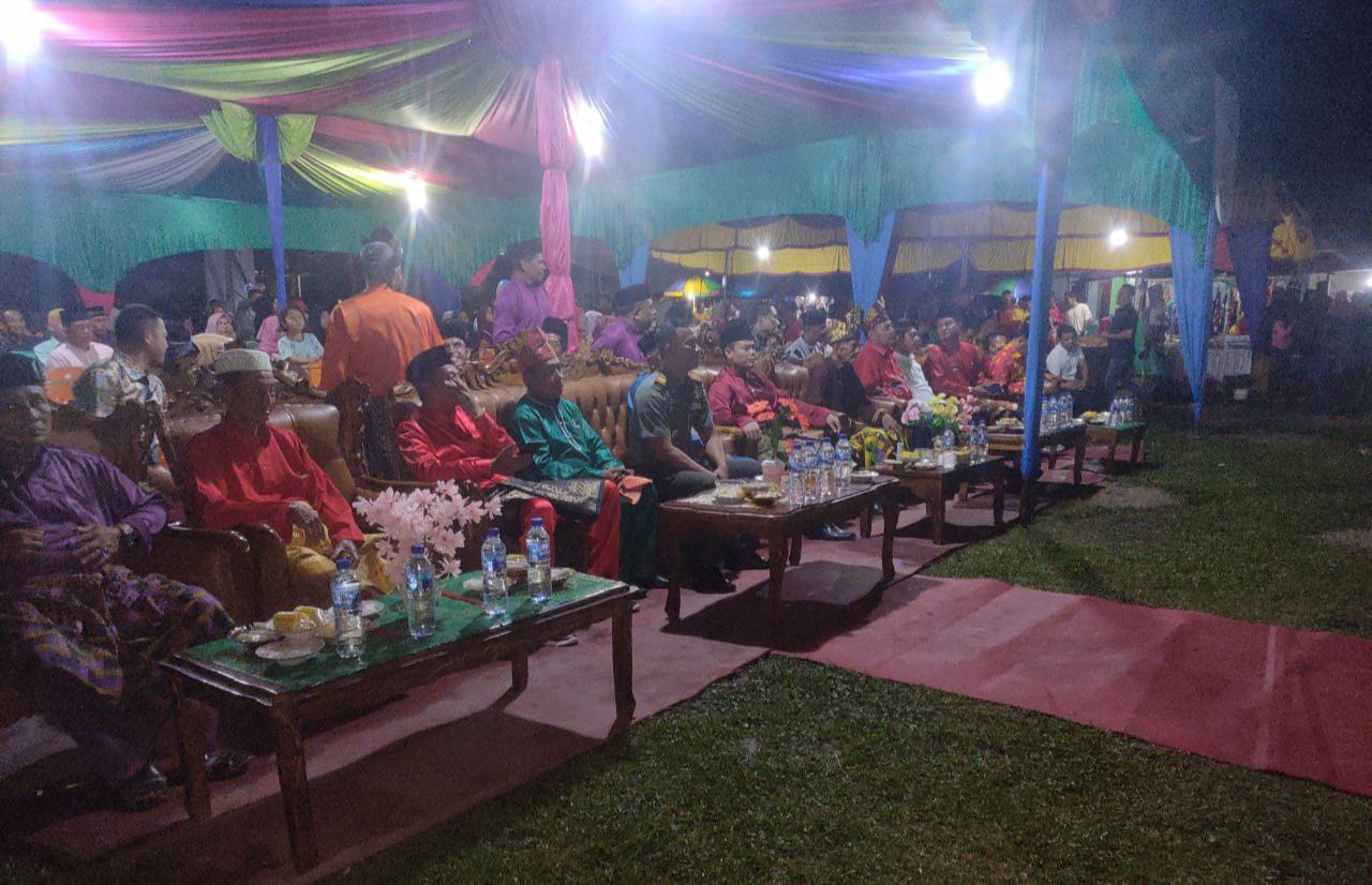 Danramil 03/Bunut  Hadiri Acara Hari Ulang Tahun ke-400 Desa Kuala Tolam