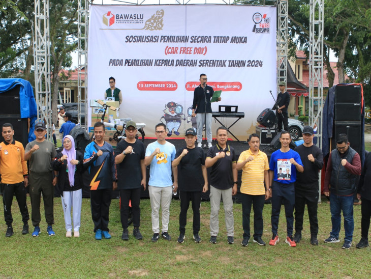 Pj Bupati Kampar Hadiri Kegiatan Car Free Day, Ini Pesan Hambali