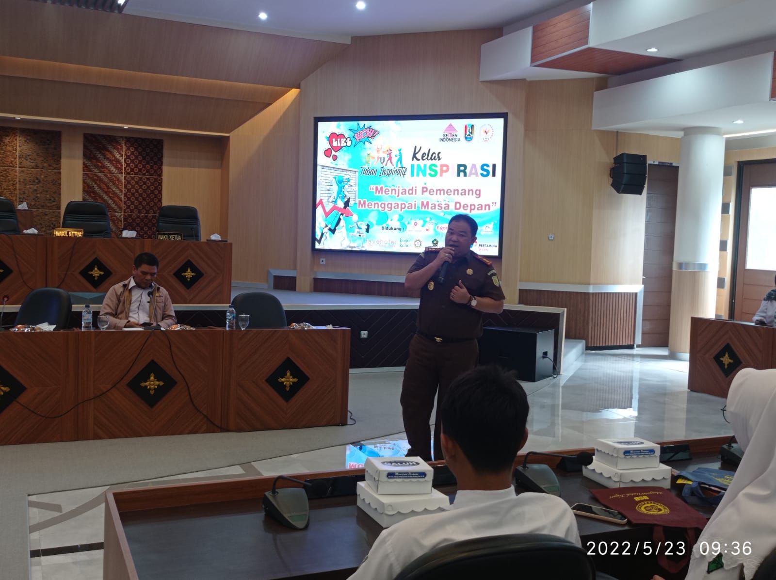 Kajari Tuban Suhendri Jadi Narasumber Pada Kegiatan Kelas Inspirasi Siswa SMA, SMK dan MA