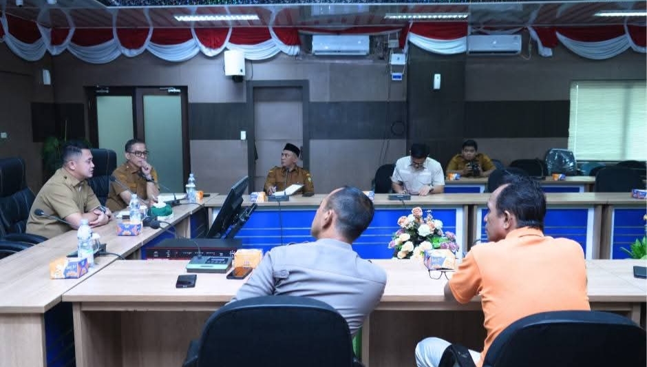 Rapat Persiapan Hardiknas 2026 Dipimpin Plt Asisten III Setda Kampar