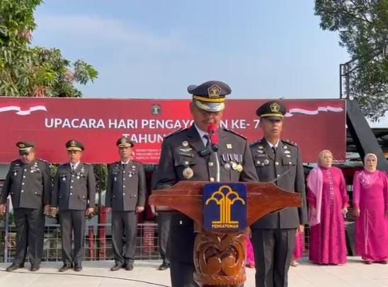 Lapas Pasir Pengaraian Peringati Hari Pengayoman Kemenkumham RI Ke 79