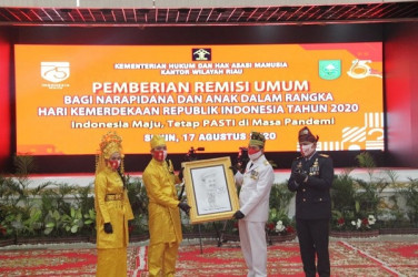 6.160 Napi di Riau Dapatkan Remisi HUT RI, 94 Langsung Bebas