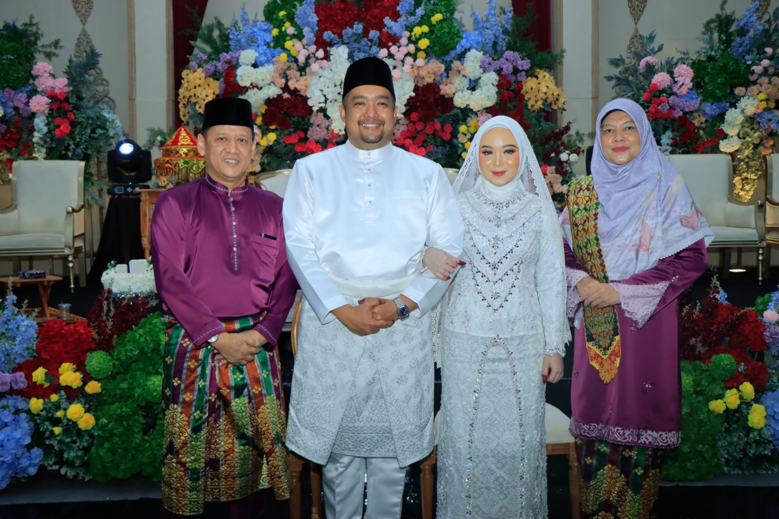 Pj Bupati Kampar Hadiri Resepsi Pernikahan Tengku Dedy Ardiansyah dan Glien Exsel Julio Marshanda