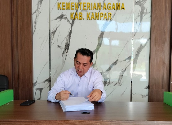 Surat Panggilan Masuk Asrama Seluruh JCH Kampar, Ditandatangani Oleh Kakan Kemenag Kampar
