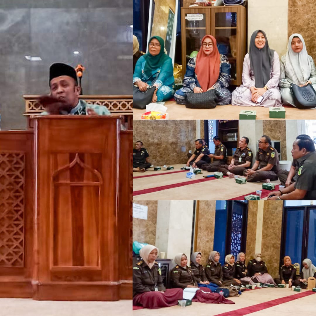 Pengajian Rutin di Masjid Kejati Riau, Disampaikan Oleh Ustad Dr. Syafrinaldi