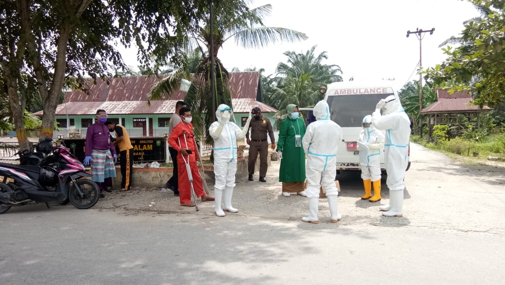 5 Orang Warga Kampung Laksamana Sabak Auh Siak Positif Covid - 19