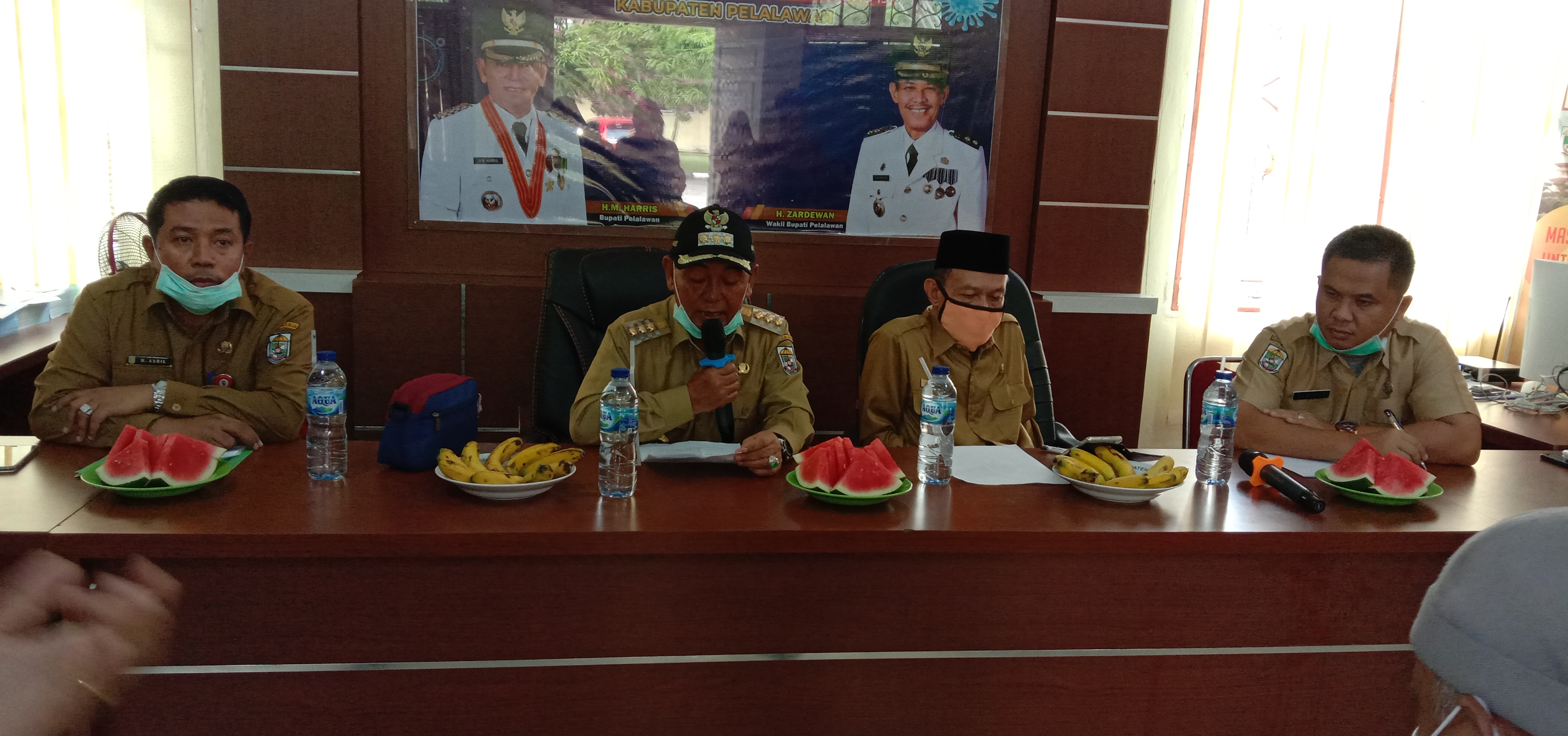  Pelalawan Terapkan PSBB, Ini Himbauan Bupati Harris