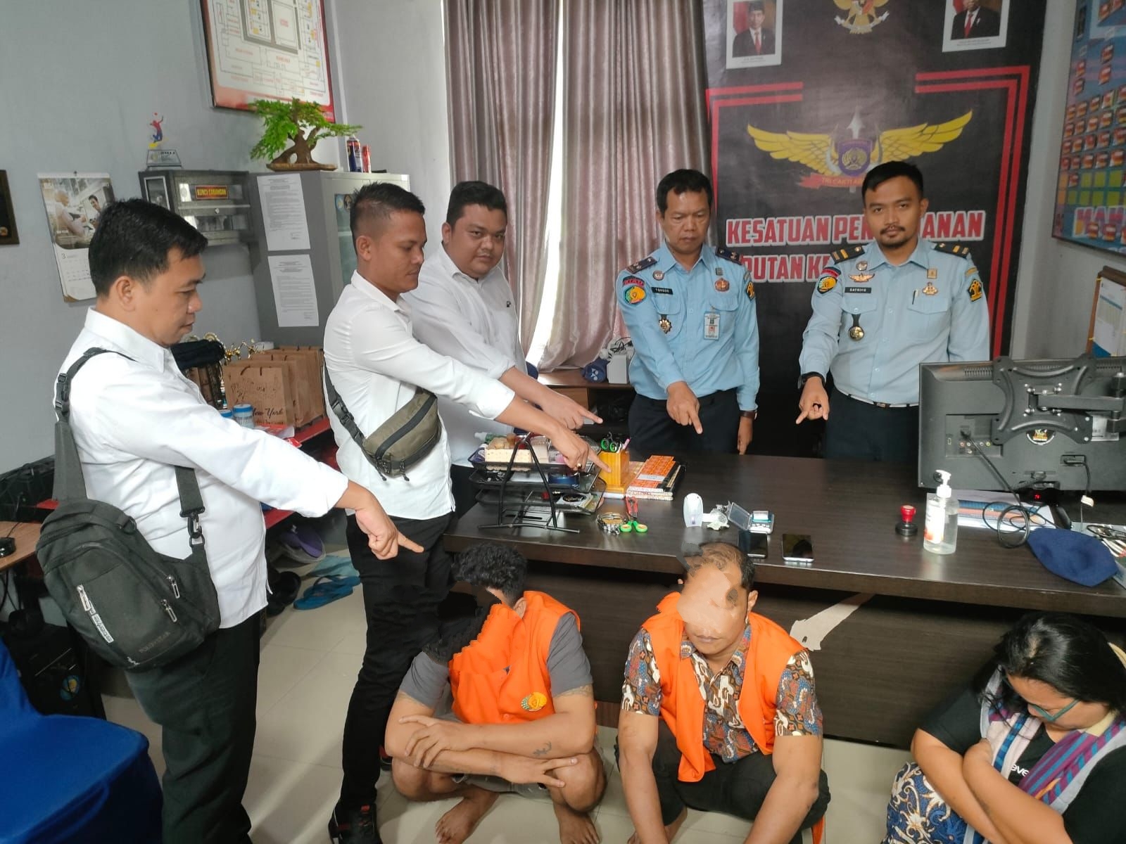 Petugas Rutas Kelas llB Siak Sri Indrapura, Berhasil Amankan Penyelundupan Narkotika