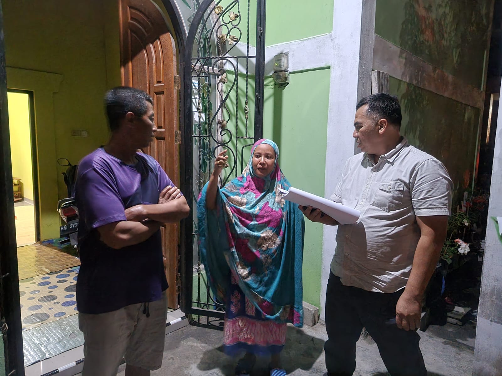 Tim Penyelidik Kejari Kampar Temui Kelompok Tani  Usut Dugaan Mafia Pupuk Subsidi