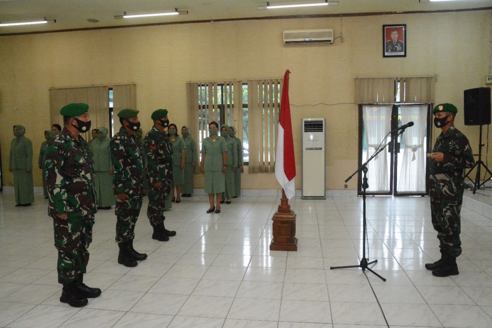 Hari kesaktian Pancasila, 17 Prajurit Korem 031/WB Naik Pangkat