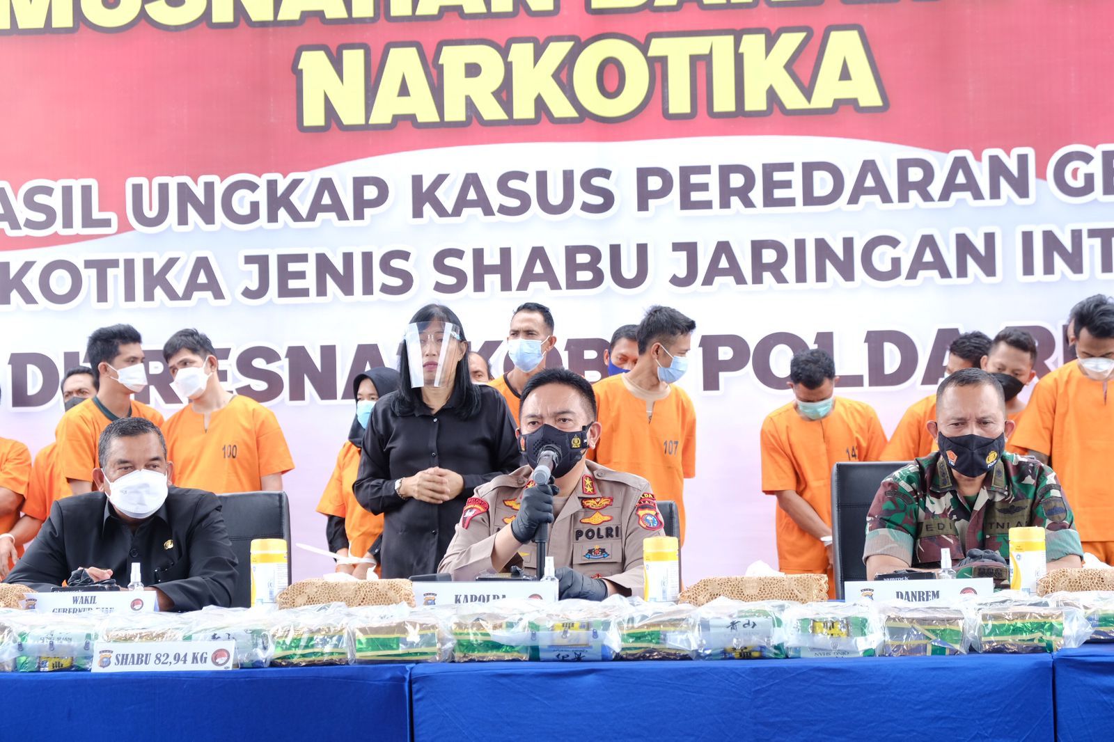 BB 82,94 Kg Sabu Dimusnahkan, Kapolda Riau Irjen Iqbal: Gerak Cepat dan Ungkap Sampai ke Akarnya