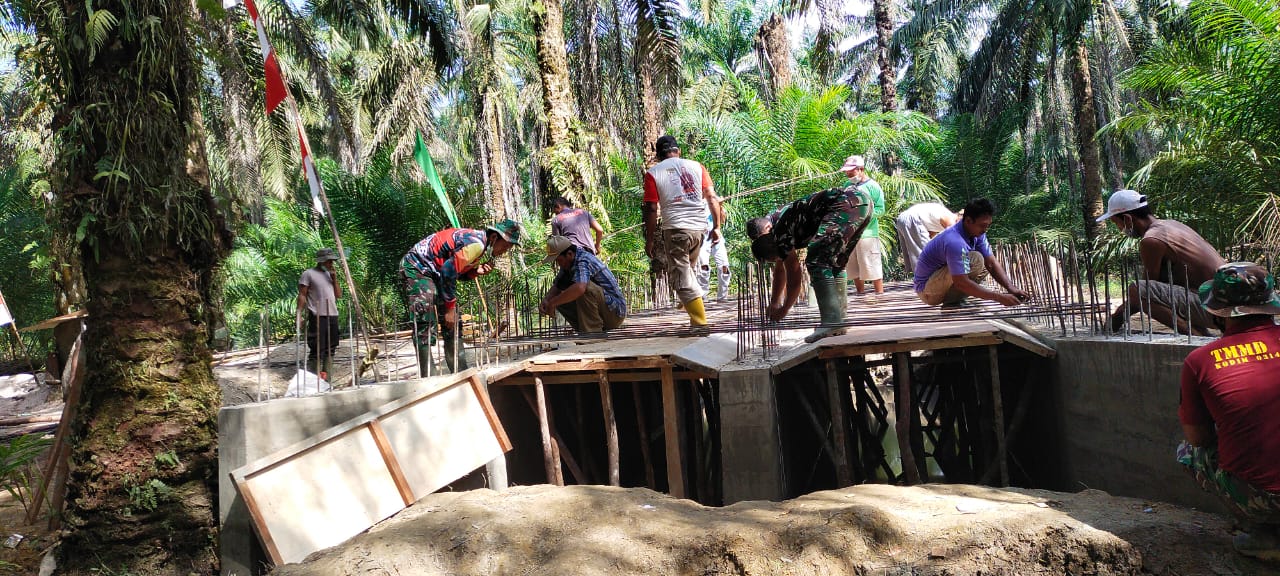 Warga Senang, Pembuatan Box Culvert Hampir Rampung