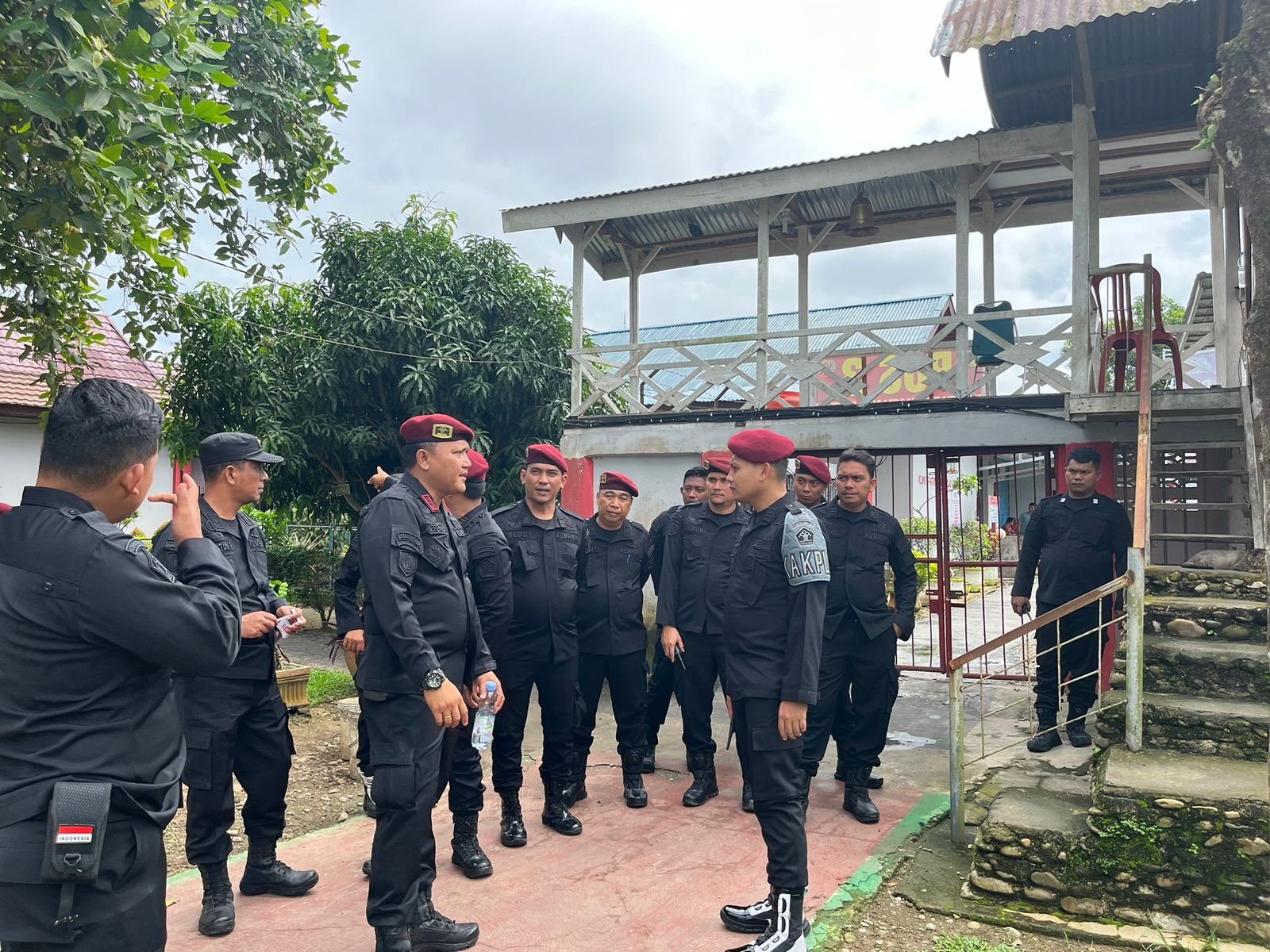 Awali Tugas Kalapas Pasir Pengaraian Rohul, Efendi P Purba Troling Lingkungan Lapas