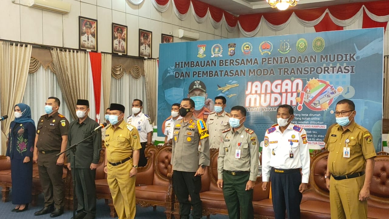 Bupati Kampar Bersama Forkopimda Deklarasi Tentang Peniadaan Mudik Lebaran