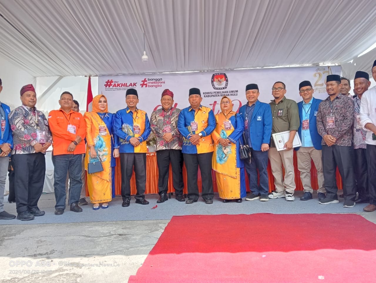 Resmi Daftar ke KPU Rohul, Paslon Erizal-Rusli Berseri dan Siap Tancap Gas di Pilkada