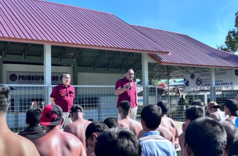 Kalapas Pasir Pengaraian Ajak Wbp Sampaikan Curhat, Dan Bersama-Sama Jaga Keamanan Dan Ketertiban