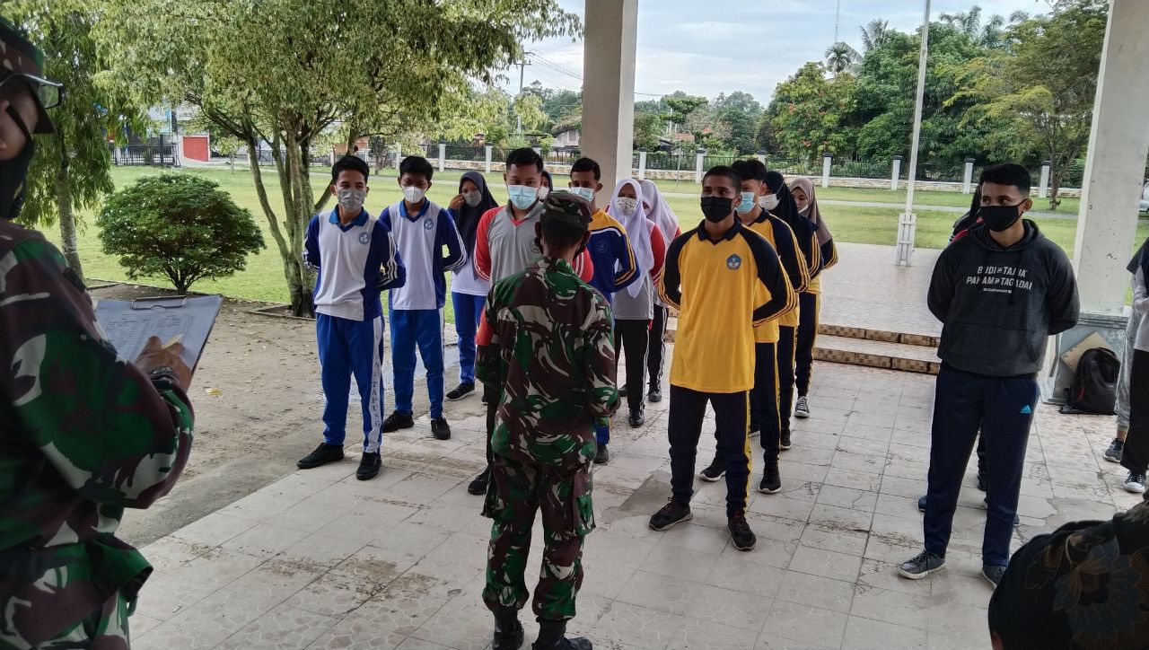 Babinsa Gelar Seleksi Paskibraka Tingkat Kecamatan