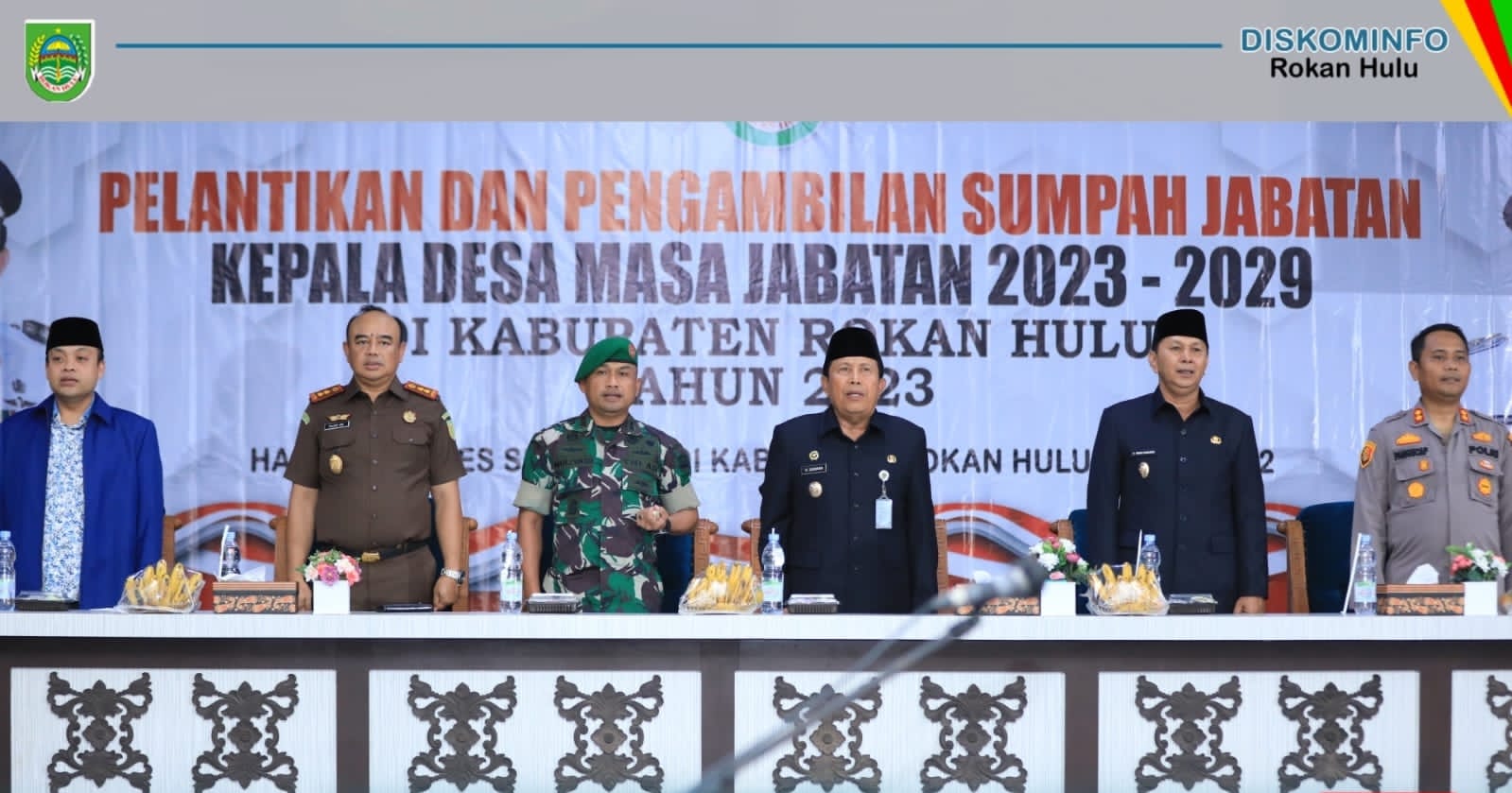 58 Kades Dilantik, Bupati Harapkan Kades Ikut Berperan Dalam Penanggulangan Kemiskinan dan Stuting