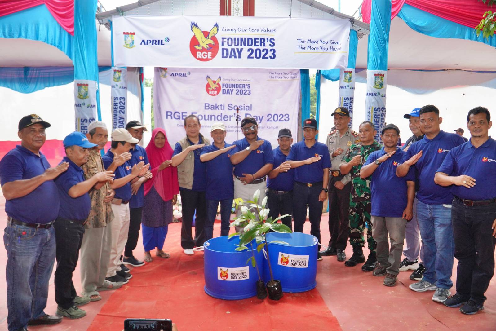Sekda Kampar Hambali Apresiasi Perusahaan Peduli Lingkungan, Peringati RGE Founders Day 2023