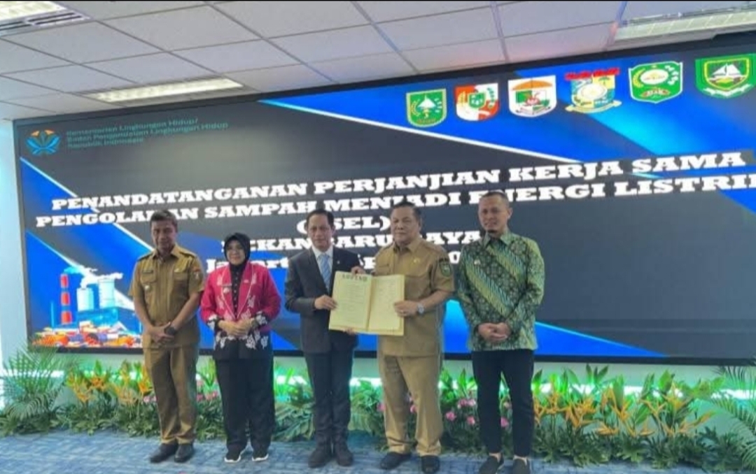 Pengolahan Sampah Berbasis Teknologi PSEL, Resmi Ditandatangani Bupati Kampar