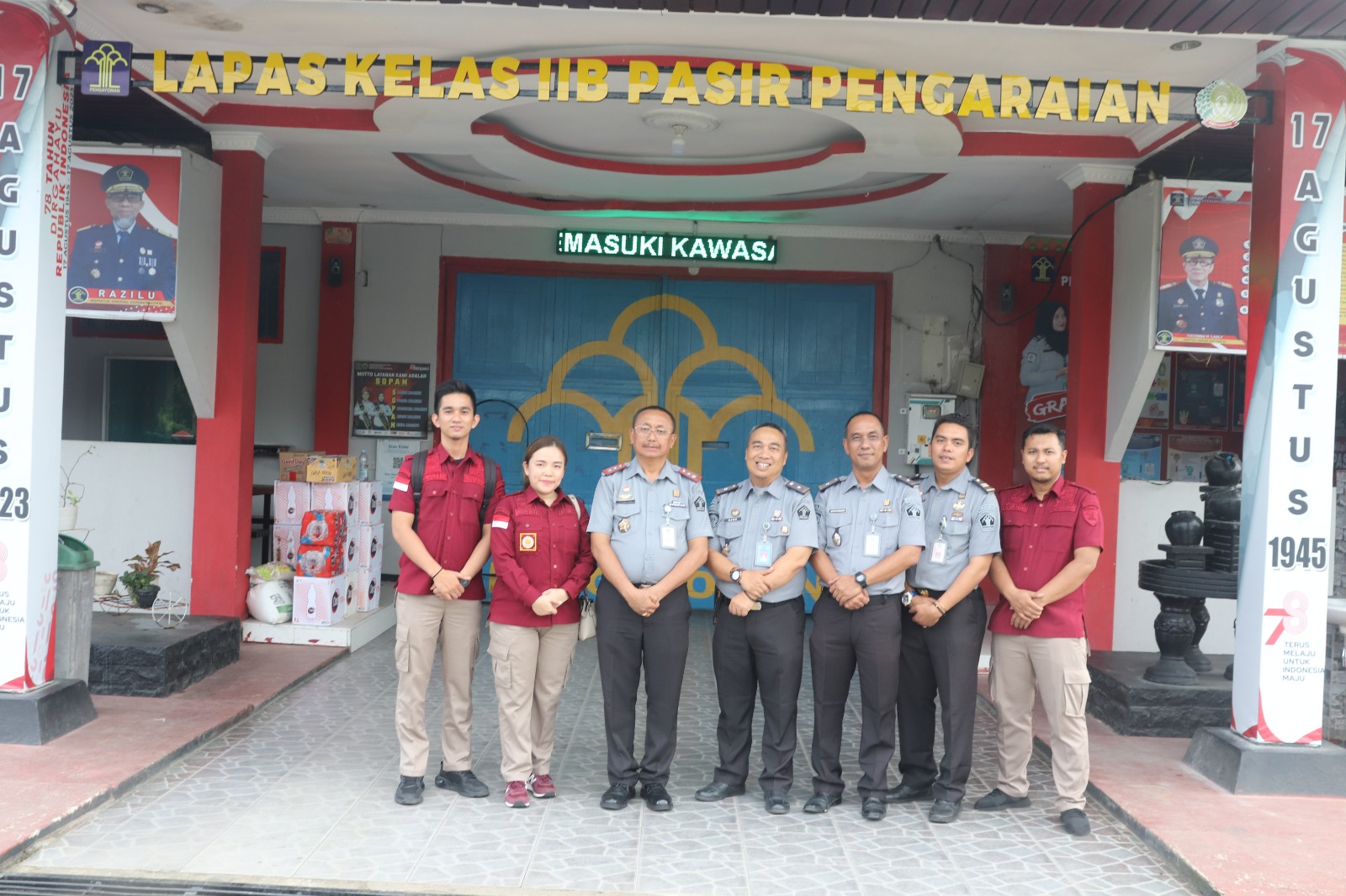 Pastikan Kamtib Berjalan Baik, Divisi Pas Kemenkumham Riau Troling di Lapas Pasir Pengaraian