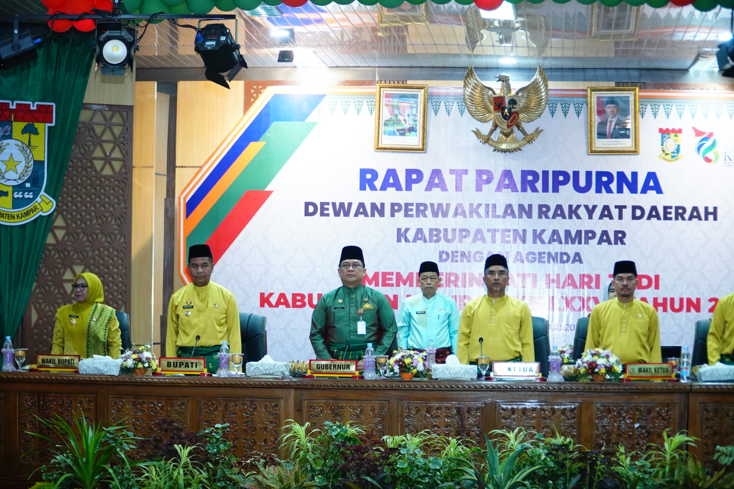 DPRD Kampar Adakan Rapat Paripurna Istimewa Hari Jadi Kabupaten Kampar Ke-76 Tahun 2026